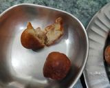 A picture of step 3 of Raw banana kofte in chinese gravy.