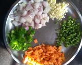 A picture of step 1 of Chessy pasta.