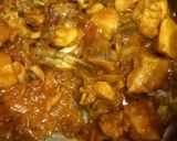 A picture of step 3 of Chicken biryani 🍗🍗.