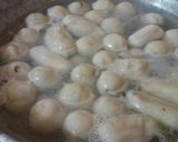 Foto langkah ke 5 dari resep Cilok isi ayam bumbu kacang pedas.