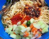 Foto langkah ke 4 dari resep Mie Ayam homemade.