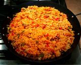 A picture of step 15 of Mike's Beginners Spanish Seafood Paella.