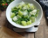 Foto langkah ke 4 dari resep Bening Labu Bayam.