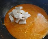 A picture of step 4 of Paneer kadai.
