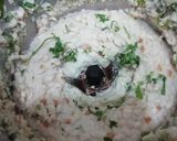 A picture of step 6 of Ulundhu Vadai.