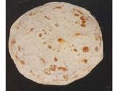 A picture of step 4 of Jaggery roti.(Gul poli).