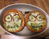 Une image de l'étape 8 de Potimarron d Halloween farcis poireaux et parmesan.