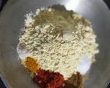 A picture of step 3 of Bread Pakoda.