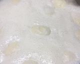 A picture of step 3 of Ras malai.