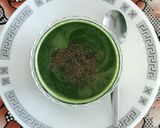 A picture of step 3 of Garden Green Slim Soup -- Spinach Cucumber Soup.