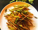 A picture of step 3 of Crispy Cluster beans.