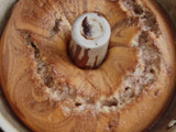 Torta marmolado en licuadora