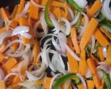 A picture of step 1 of Veg Chilli Manchurian.