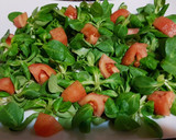 Foto del paso 3 de la receta: Ensalada de canónigos con mozzarella y frutos secos