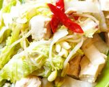 Foto langkah ke 5 dari resep Tumis sawi putih tauge.