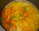 A picture of step 2 of Dal Tadka (Goan style).