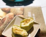 Hình bước làm 1 của món Crepe sầu riêng
