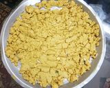 A picture of step 1 of Besan  laddo.
