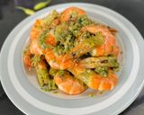 Foto langkah ke 4 dari resep Udang cabe hijau.