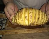 Foto del paso 3 de la receta: Pollo al horno con papas rellenas