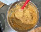 A picture of step 3 of Pumpkin Pancakes.