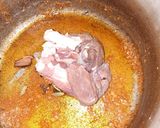 A picture of step 3 of Aloo Gosht.