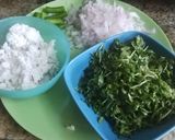 A picture of step 1 of Fenugreek (micro greens) bhaji.