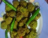 हरे चने के पकौड़े (Hare chane ke pakode recipe in Hindi) रेसिपी चरण 7 फोटो