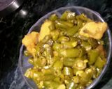 A picture of step 5 of Beans Bhujia.