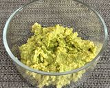 A picture of step 6 of Fig and Feta Guacamole.