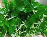 Hình bước làm 1 của món Canh càng cua tàu hũ