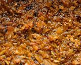 A picture of step 4 of Achari Lauki Chana Dal.