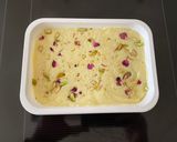 A picture of step 4 of Passion fruit kalakand.