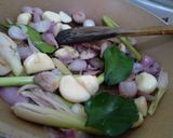 Foto langkah ke 3 dari resep Ayam_Jamur Bumbu Sate.