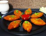 क्रिस्पी पौटेटो पीनट कटलेट (Crispy Potato peanut cutlet recipe in Hindi) रेसिपी चरण 10 फोटो