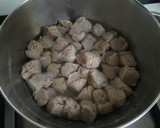 A picture of step 1 of Soya Sattu Seekh Kebab.