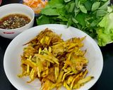 Hình bước làm 3 của món Bánh khoai tôm chiên