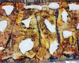 A picture of step 5 of Lighter Eggplant Parmigiana with Meat Sauce (Grilled Eggplant).