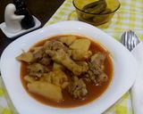 Egyszerű tyúk paprikás galuskával recept fázis 8 fotója