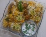 A picture of step 3 of Prawn / shrimps Biryani (Indian style).