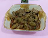 A picture of step 3 of Chicken liver masala.