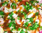 A picture of step 6 of Aloo Chana Chaat.