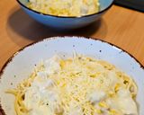 Tejszínes kukoricás csirkemell spagetti tésztával recept fázis 3 fotója