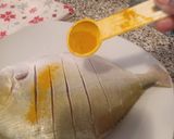 A picture of step 2 of Grilled pampano fish.