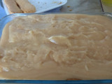 Crema pastelera con vainillas y merengue