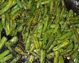 A picture of step 3 of Beans coconut stir fry.
