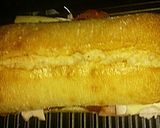 A picture of step 6 of Tex's Ham, Turkey, Swiss, and Chorizo Panini 🐷🦃🧀🍞.