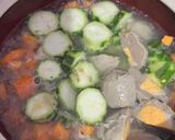 Foto langkah ke 2 dari resep Sup telur sayur simple.