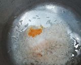 A picture of step 1 of Lemon Onion Rice.