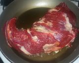 Foto del paso 3 de la receta: Colita de cuadril mechada con papas rústicas